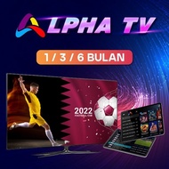AlphaTV 1/3/6 Bulan Android/iOS/SmartTV/Syber/ODTV/KingTV/TeleTV/WatchTV/SyokTV/SyberTV/Alpha TV/FantomTV/