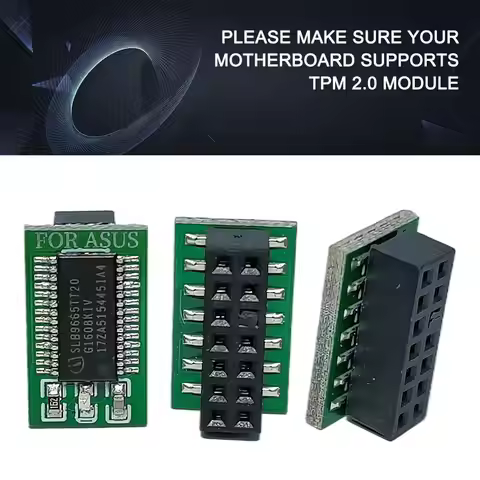 TPM 2.0 Module Protection Module For Asus 14 Pin LPC For GIGABYTE 12 Pin LPC For Asrock 18 Pin LPC F