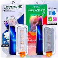 Auto Alignment Tempered Glass for Infinix smart 7 HD 8 9 10 hot 40i 30i 50i 60i 50 pro 9 11 play 8