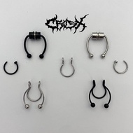 NOSE Ring FAKE NOSE/S Ring SILVER NOSE/S Ring SILVER NOSE RING/S FAKE PIERCINGS/S NOSE RING/S WITHOU