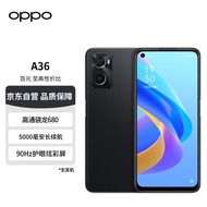 OPPO A36 6+128GB 云雾黑 高通骁龙680 5000mAh长续航 90Hz护眼炫彩屏 大内存游戏拍照手机oppoa36
