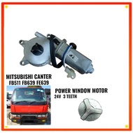 Mitsubishi Canter FB511 FB639 FE639 24V Power Window Motor 3 Gear Pintu Cermin Tingkap Moto