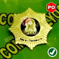 Pin Osis SMK SMA SMP Custom Nama Sekolah - Bros Emblem OSIS