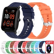 20mm Silicone Strap Replacement Band for Xiaomi Huami Amazfit Bip U Pro GTS 3 Bip S GTS 2 Mini GTR 42mm