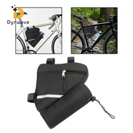 Dynwave 4x Waterproof Bike Frame Bag Pouch Equipment Front Frame Oxford Cloth Tube Pouch for Cards Outdoor Activities Road Bike