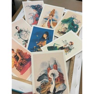 Set of 8 Postcards 10x15cm Artwork Exclusive Vietnamese Girl, Postcard, Art paper printing, Free env