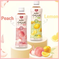 Donwon Peach or Lemon Flavor Icetea Zero Kcal 500ml x 6 Bottles