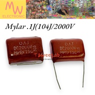 Mylar Capacitor (1 Piece) .1J(104J)/2000VDC C