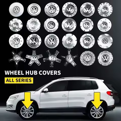 4pcs Car Logo Wheel Center Cap Hub Covers Badge for Volkswagen VW 3B0601149 1J0601149B C546K164 3B60
