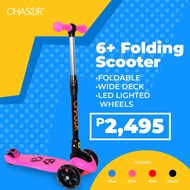 Chaser 6+ Folding Scooter Kids for Boys Kids Scooter for Girls Folding Scooter X-Series - Pink