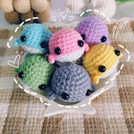 GANTUNGAN Knitted Whale Keychain | Whale CrochetKeychain | Cute keychain | Whale Crochet | Amigurumi