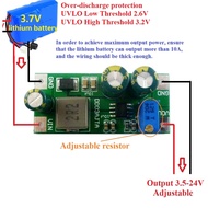 【Shop Now and Save】 30w Dc 3v 3.3v 3.7v To 5v 6v 7.5v 9v 10v 12v 14.8v 24v Step-Up Boost Converter Board For 18650 Lithium