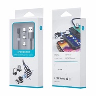 Rotate Magnetic Micro Usb Type C 540 Usb cable