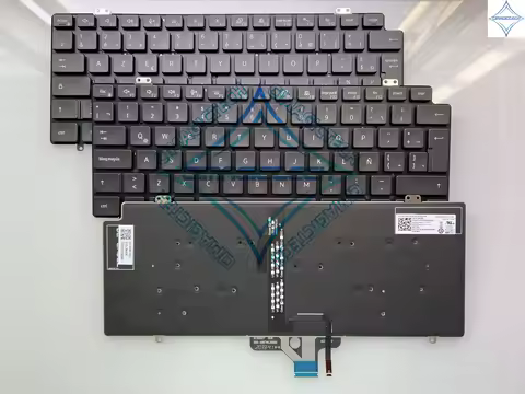 New BR FR LA UK RU Latin Russian French Spanish BR Backlit For Dell Latitude 7410 7410 2in1 2 IN 1 P