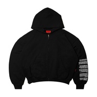 CH-STUDIOS - XES.TAPE | Zipper Boxy Hoodie | Heavyweight Zipper Hoodie Boxy
