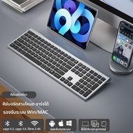EPOOSUO | ชุดคีย์บอร์ดและเมาส์ไร้สายชาร์จเงียบสำหรับ Macbook