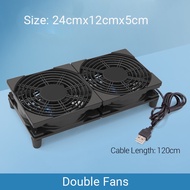 1200RPM USB Router Fan Wifi Modem Cooling Rack Router Cool 120cm Wire 5V Modem Cooler Shelf