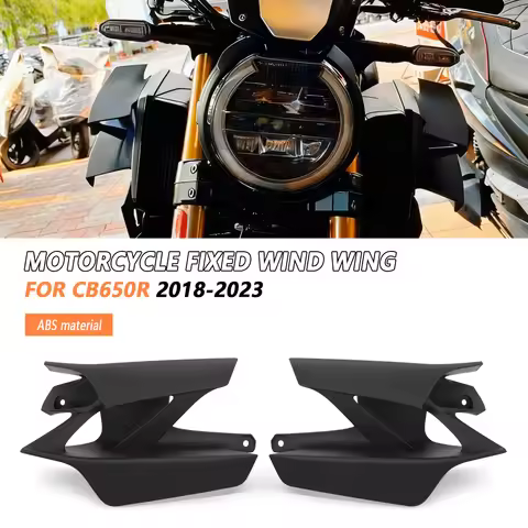 For Honda CB650R 2018-2023 Motorcycle Frontal Spoilers Downforce Winglet Aerodynamic Wing Front Defl