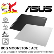 ASUS ROG NH04 MOONSTONE ACE L SIZED GAMING MOUSEPAD TEMPERED GLASS ULTRASMOOTH SURFACE (L 500x W 400