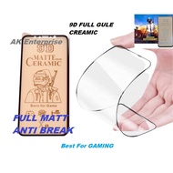 Pho* i13, i13pro, i13pro max,  i14, i14plus, i14pro, i14pro max 9D Ceramic Matte film Tempered Glass