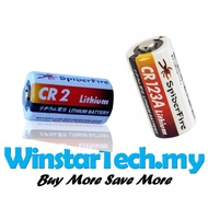 Spiderfire CR2 CR123A 16340 3V Li-ion Non Rechargeable Lithium Battery 900mah 1300mah CR-2W C1B Batt