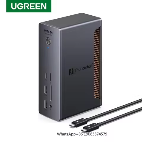 UGREEN Revodok Max 2131 Thunderbolt 5 Dock Station 13 in 1 120Gbps Transfer Single 8K Dual 6K60Hz Di