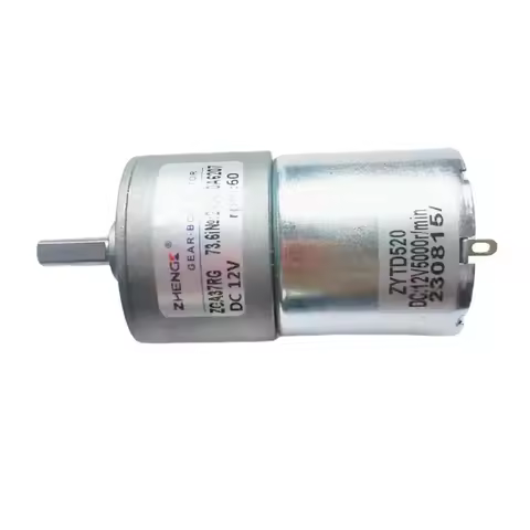 ZGA37RG DC Motor 12V 24V DC Gear Motor 2.5RPM/5RPM/10RPM/50RPM/100RPM/150RPM/200RPM/300RPM/550RPM/10