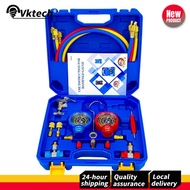 {NEW} 3 Way AC Manifold Gauge Set AC Diagnostic Manifold Gauge Set Air Conditioning Manifold Gauge S