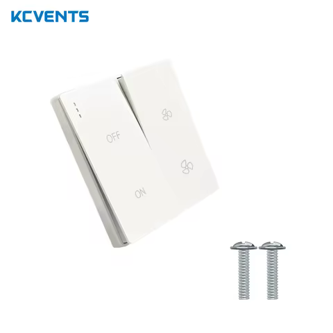 KCvents 220V Speed control switch High low dual control Special for ventilation duct fan fresh air s