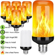 [SG]E14 E27 B22 90 LED Flame Effect Fire Light Bulb Flickering Flame Bulb Lamp Decor