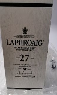 Whisky laphroaig 27