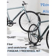 PROMAX FIXIE BIKE PF30 ALLOY FRAME AND PARTS, WITH RISER BAR