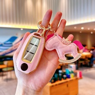 Car Key Case Cover Shell Fob For Infiniti QX50 2022 Q50L/QX60 Q50 Q60 High-End Shell Buckle Car Inte