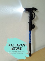 [ NWKL 10 ] Trekking Pole Senter LED , KOMPAS dan Anti shock Alloy / Tongkat Pendaki / Tongkat Gunun