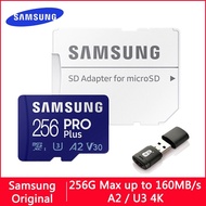[HOT TALQQQWWEGE 583] SAMSUNG PRO Plus ไมโคร SD 64GB ไมโคร SD/ บัตร TF 256Gb แฟลชไมโครการ์ด128Gb U3 512GB บัตรหน่วยความจำ TF บัตร TF ไมโคร SD 128Gb สำหรับโทรศัพท์