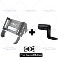 【Model baru】GUB P30 Holder HP Motor Full Besi Alumunium Alloy Breket Tempat Handphone Dudukan Penyan