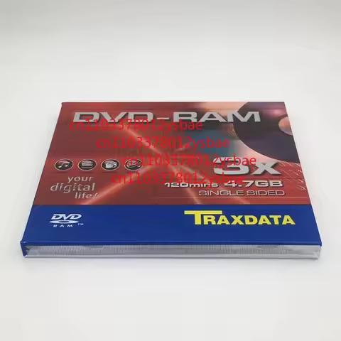 DVD RAM Disk Rewritable DVD-RAM Disc 4.7GB 2-3X Single-Sided 3X 120Mins 1Pcs/lot
