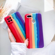 [ส่งจากไทย] เคสสายรุ้ง Case OPPO Reno6 A16 A54 A94 A95 A74 A15 A93 Reno5 A73 A53 Reno4 A31 A92 A12 A5S A3S A52020 A1K Reno2F F7 F5 A37 F9 เคสนิ่มซิลิคอน เคสกันกระแทก