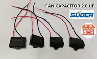 FAN CAPACITOR 1UF 1.5UF 2.0UF 2.5UF 3.0UF(FOR FANS) WAYAR 空调 冷气电容 2uf（风扇）CBB61 KIPAS CAPACITOR (CONTENSER) AIRCOND AIR CONDITIONER