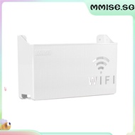 [mmise.sg] Wall Mount Wireless Wifi Router Shelf Storage Box Modem Router Cover Router Rack