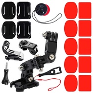 Motorcycle Helmet Mount Kit For Insta360 X4 X3 Gopro 12 11 10 9 Dji Osmo Action Camera - Secure Full