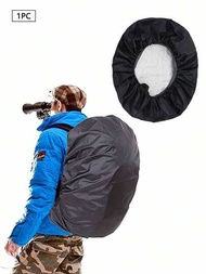 1件防水背包雨罩-35-60l,防塵携帶式易摺疊,適用於戶外旅行運動,露營远足必備