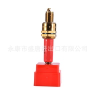 A7TC Spark plug red liu.m.w liu.m.w Ignition Plug Engine Replacement ATV Electric Scooter 5GNH