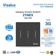 Visalux Zynex Smart Switch 3G Black Bluetooth + WiFi - Black Smart Switch IoT Smart Home Wireless (S