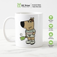 Chill Guy Pickleball Ceramic Cup, Chill Guy Ceramic Cup, Pickleball Ceramic Cup