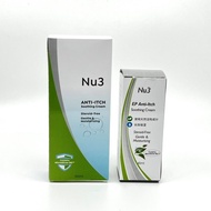 Nu3 EP Anti-Itch Soothing Cream for Dry/Eczema ~ Steroid-Free, Gentle & Moisturising ~ 40ml/100ml
