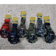 H5e5 Accept Men's sport Watch Q&amp;Q Loreng army rubber Strap QQ army Strap Good Quality