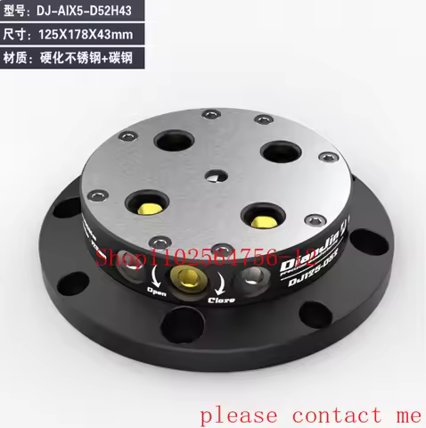 DJ-AIX5-D52-H40/90125 universal vise fixture with Vise L Block Bridge Plate