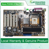 【READY STOCK】Asus ATX Motherboard 478 DDR1 P4V8X-X Rev 1.03 (USED)