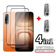 Tempered Glass For infinix Hot 70 4G Screen Protector View HD Clear Film Camera Lens Protective Film